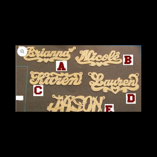 2 Signature Nameplates