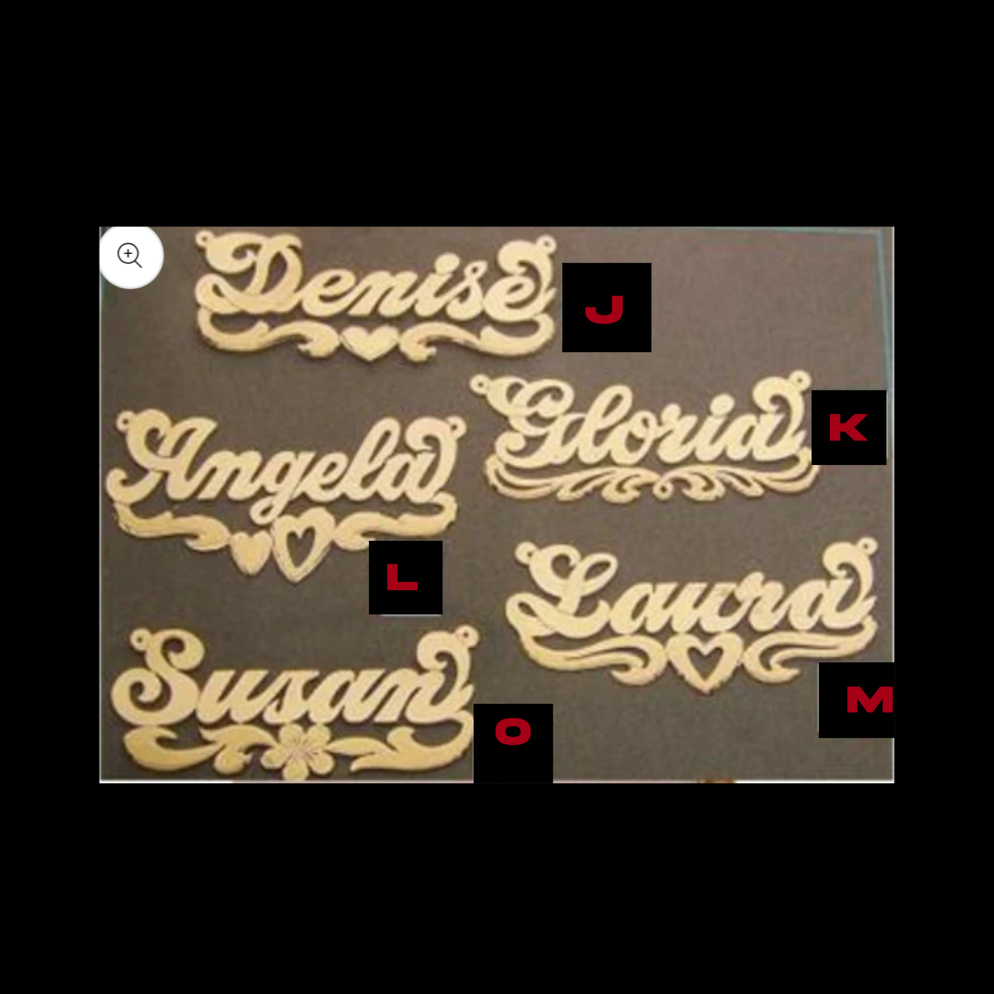 Nameplate + Cookie Nugget Earrings Bundle