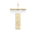 Nameplate Stud Earrings