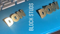Nameplate Stud Earrings